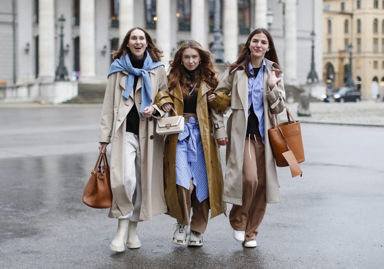We take a closer look at the trench and see how celebrities style it
