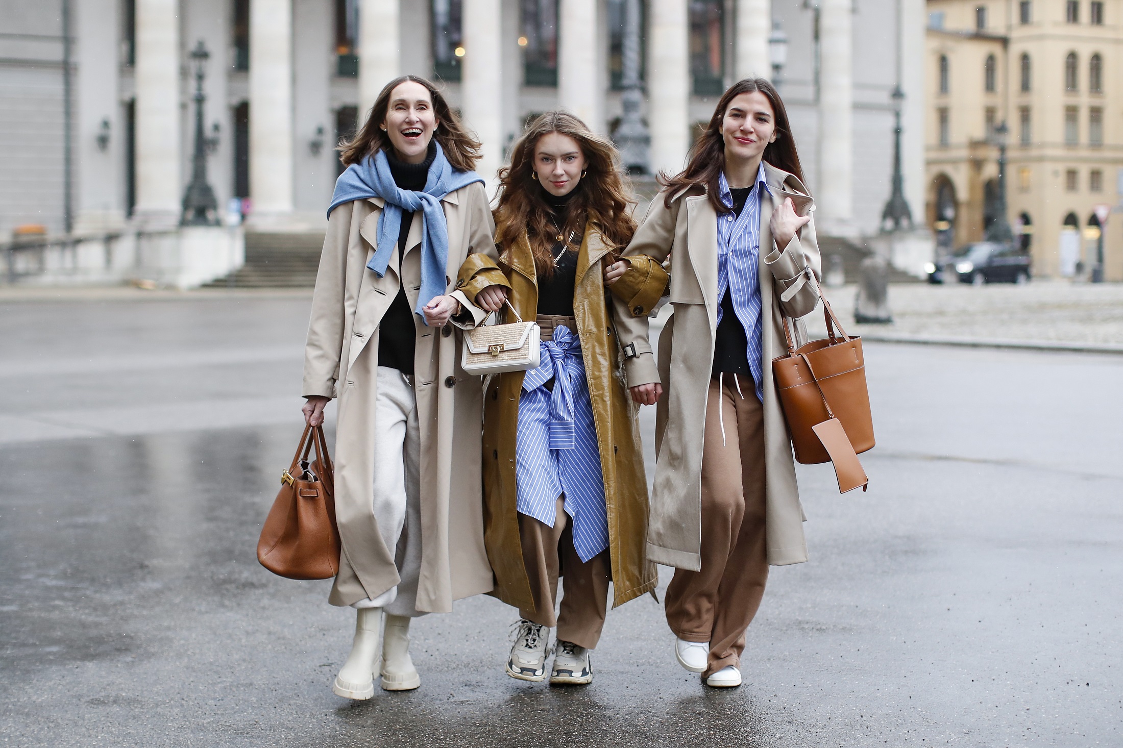 We take a closer look at the trench and see how celebrities style it